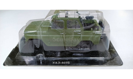 УАЗ-469Б открытый  1-43 автолегенды, масштабная модель, DeAgostini, scale43