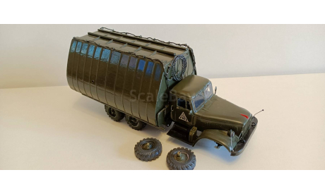 КРАЗ 2М понтонно мостовой парк ПМП 1-43(конверсия), масштабная модель, 1:43, 1/43