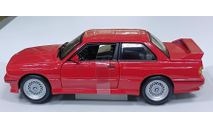 BMW M3 (E30) 1988г 1-24 burago 21100, масштабная модель, BBurago, 1:24, 1/24