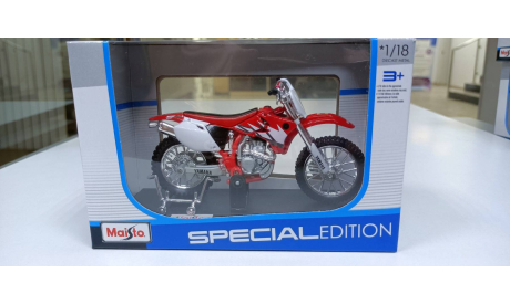 мотоцикл YAMAHA YZ-450F 1-18 MAISTO 39300, масштабная модель мотоцикла, 1:18, 1/18