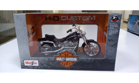 мотоцикл HARLEY-DAVIDSON 1984 EXST softail 1-18 MAISTO 39360, масштабная модель мотоцикла, 1:18, 1/18