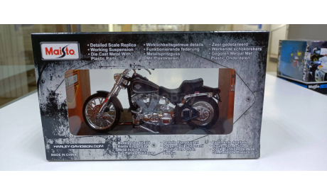 мотоцикл HARLEY-DAVIDSON 1984 EXST softail 1-18 MAISTO 39360, масштабная модель мотоцикла, 1:18, 1/18