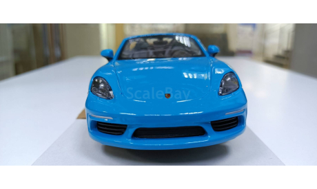 PORSCHE 718 B0XSTER 1-24 BBURAGO 21087, масштабная модель, 1:24, 1/24