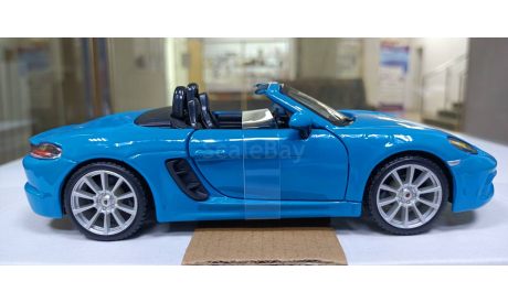 PORSCHE 718 B0XSTER 1-24 BBURAGO 21087, масштабная модель, 1:24, 1/24