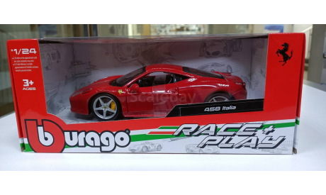FERRARI R P 458 Italia 1-24 BBURAGO 26003, масштабная модель, 1:24, 1/24