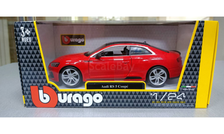 AUDI RS 5 coupe 2019 1-24 maisto 21090, масштабная модель, scale24