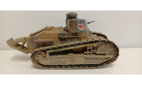 легкий танк French FT-17 1-35 Meng(собранный)А, масштабные модели бронетехники, бронетехника, 1:35, 1/35