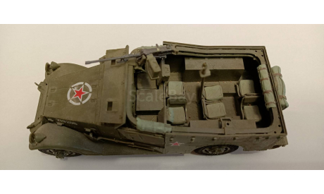 M3A1 ’White Scout Car’ 1-35 Hobby Boss(собранная)А, масштабные модели бронетехники, бронетехника, 1:35, 1/35