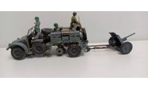 немецкий грузовик krupp protze kfz.69 с пушкой 3,7cm pak.,1-35 tamiya(собранный) А, масштабные модели бронетехники, 1:35, 1/35