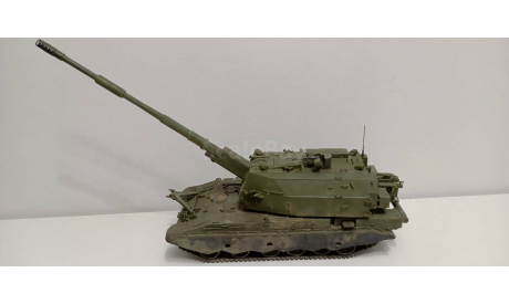 Российская 152-мм гаубица ’Коалиция’1-35 звезда 3677(собранный)А, масштабные модели бронетехники, scale35, бронетехника