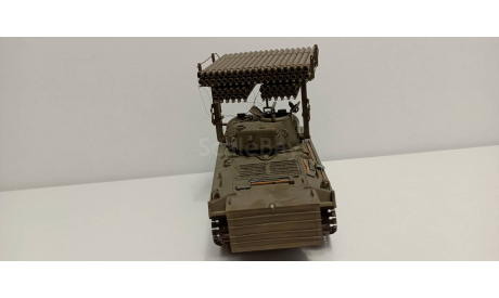 M4A3 SHERMAN W/T34 ’CALLIOPE’ 1-35 Academy(собранный)А, масштабные модели бронетехники, бронетехника, 1:35, 1/35