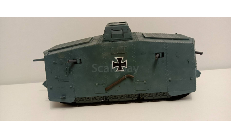 GERMAN A7V TANK (KRUPP) 1-35 Meng(собранный)А, масштабные модели бронетехники, 1:35, 1/35