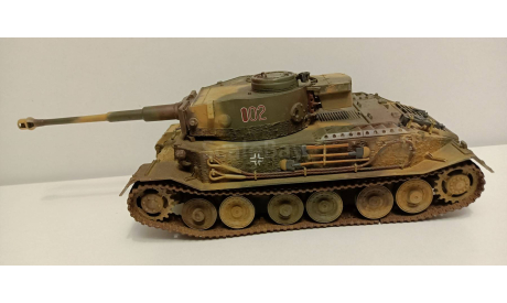 Porsche Tiger Panzerkampfwagen VI(P) German Heavy Tank 1-35 Dragon(собранный)А, масштабные модели бронетехники, 1:35, 1/35