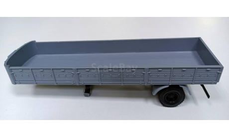 МАЗ-5205 пприцеп 1986 серый 1-43 наш автопром 8640, масштабная модель, 1:43, 1/43