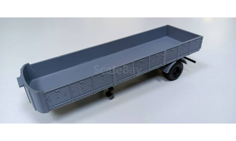 МАЗ-5205 пприцеп 1986 серый 1-43 наш автопром 8640, масштабная модель, 1:43, 1/43