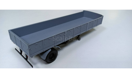 МАЗ-5205 пприцеп 1986 серый 1-43 наш автопром 8640, масштабная модель, 1:43, 1/43