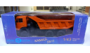 КАМАЗ-5511 самосвал(оранжевый)верт.ребра 1-43 элекон, масштабная модель, 1:43, 1/43