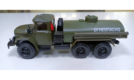ЗИЛ-131 бензовоз(хаки) 1-43 элекон, масштабная модель, 1:43, 1/43