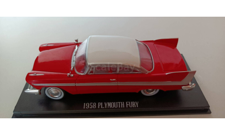 PLYMOUTH Fury 1958 (из к/ф ’Кристина’ 1983) 1-43 GREENLIGHT 86529, масштабная модель, 1:43, 1/43