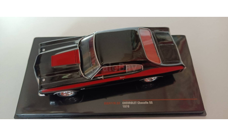 CHEVROLET Chevelle SS 1970 Black/Red 1-43 IXO CLC477, масштабная модель, 1:43, 1/43