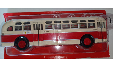 Автобус ЗИС-154 (беж-крас), в блистере 1:43 деЭ006 А, масштабная модель, hachette, scale43