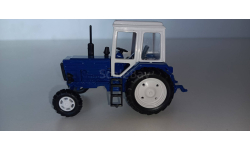 Трактор МТЗ-82 (металл с пл.кабиной, синий) 1:43 160101 А