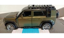 2020 Land Rover Defender 110, оливковый, 1-43 автопанорама JB1251491, масштабная модель, 1:43, 1/43