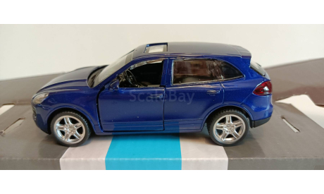 Porsche Cayenne S, синий перламутр, откр.1-43 автопанорама JB1251266, масштабная модель, 1:43, 1/43