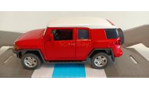 Toyota FJ Cruiser, красный, откр. двери, 1-43 автопанорама JB1251265, масштабная модель, 1:43, 1/43