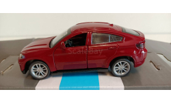 BMW X6, красный, откр. двери, инерция, 1-43 автопанорама JB1251252