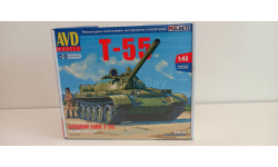 Сборная модель Средний танк Т-55 1-43 AVD 3018