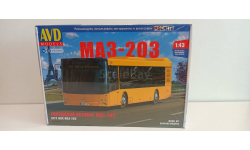 Сборная модель Городской автобус МАЗ-203 1-43 AVD 4055