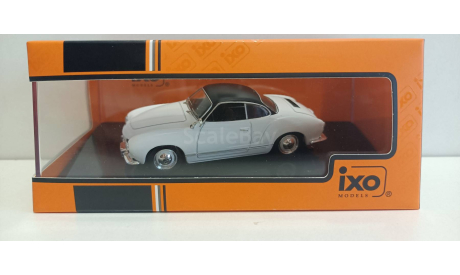 VW Karmann Ghia Coupe 1958 White/Black 1-43 ixo CLC42 А, масштабная модель, Volkswagen, 1:43, 1/43
