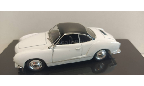 VW Karmann Ghia Coupe 1958 White/Black 1-43 ixo CLC42 А, масштабная модель, Volkswagen, 1:43, 1/43