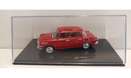 SKODA 1000 MB 1968 Dark Red 1-43 ixo CLC439 А, масштабная модель, Škoda, 1:43, 1/43