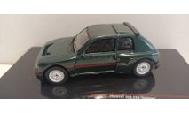 PEUGEOT 205 T16 Customs 1987 Metallic Dark Green 1-43 ixo CLC416 А, масштабная модель, 1:43, 1/43