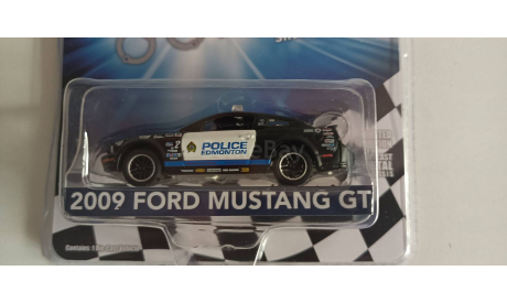 FORD Mustang GT ’Edmonton Police Canada’ 2009 1-64 GREENLIGHT 30370, масштабная модель, 1:64, 1/64