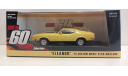 FORD Mustang Mach 1 ’Eleanor’ ( ’Угнать за 60 секунд’) 1973 Yellow 1-43 GREENLIGHT 86412 А, масштабная модель, 1:43, 1/43