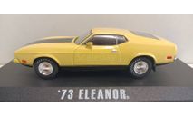 FORD Mustang Mach 1 ’Eleanor’ ( ’Угнать за 60 секунд’) 1973 Yellow 1-43 GREENLIGHT 86412 А, масштабная модель, 1:43, 1/43