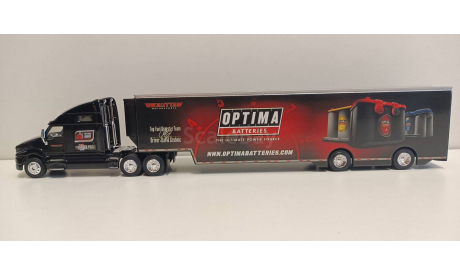 KENWORTH T2000 с полуприце OPTIMA Batteries ’The Ultimate Power Source’ 2022 1-64 GREENLIGHT 30378 А, масштабная модель, 1:64, 1/64