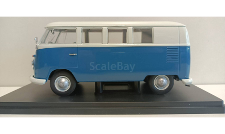 VW T1 Bus 1960 Blue/White 1-24 ixo WB124179 А, масштабная модель, Volkswagen, 1:24, 1/24