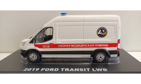 FORD Transit ’Скорая Медицинская Помощь’ г.Санкт-Петербург 2020 1-43 VVM 120, масштабная модель, машина, 1:43, 1/43