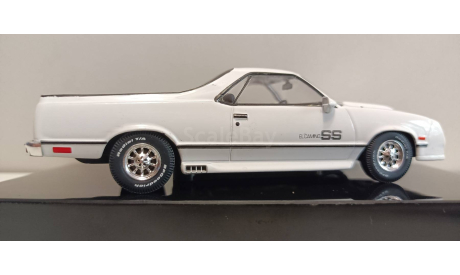 CHEVROLET El Camino SS 1987 White 1-43 ixo CLC560, масштабная модель, 1:43, 1/43