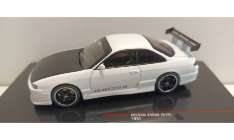 NISSAN 240SX (S14) 1997 White/Black 1-43 ixo CLC552, масштабная модель, машина, 1:43, 1/43