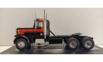 седельный тягач FREIGHTLINER FLC 120 64 T 1977 Black/Red/Yellow 1-43 ixo TR186, масштабная модель, машина, 1:43, 1/43