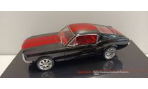 FORD Mustang Fastback 1967 Black/Red 1-43 IXO CLC478, масштабная модель, 1:43, 1/43