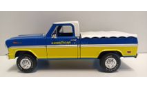 FORD F-100 пикап с тентом ’Goodyear’ 1969 1-24 GREENLIGHT 85073, масштабная модель, 1:24, 1/24