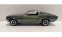 FORD Mustang GT Fastback ’Bullitt’ 1968 Highland Green (из к/ф ’Буллит’) 1-24 GREENLIGHT 84038, масштабная модель, 1:24, 1/24