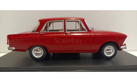 МОСКВИЧ 408 1966 Красный 1-24 WHITEBOX 124225, масштабная модель, 1:24, 1/24