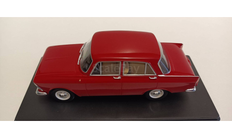 МОСКВИЧ 408 1966 Красный 1-24 WHITEBOX 124225, масштабная модель, 1:24, 1/24